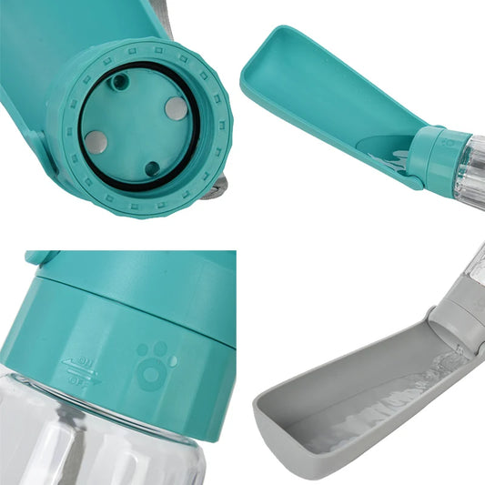 Garrafa Portátil para Pets (Água Fresquinha em Qualquer Passeio! 🐶💧)