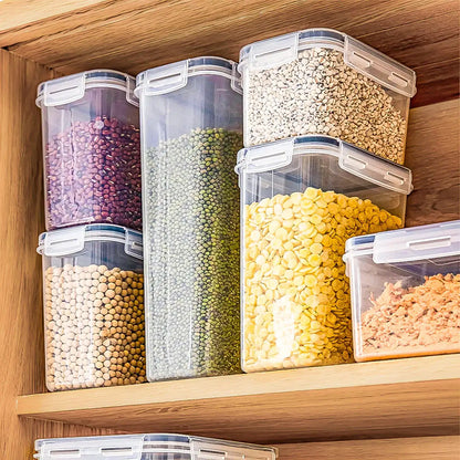 Kit com 15 Potes Herméticos (Organização que você vê. Frescor que você sente. 🥣✨)
