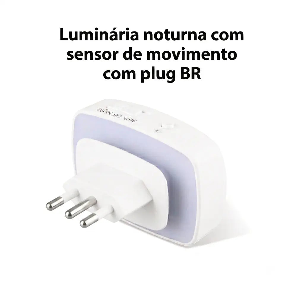 Luz Noturna Inteligente com Sensor (Chega de dedinho na quina 💡🌙)