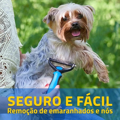 Escova Tira Pelos para Cães e Gatos (Seu sofá agradece! 🐶🐱)