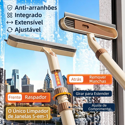 Limpador Multiuso 5 em 1 (A forma mais prática de deixar tudo brilhando! ✨)