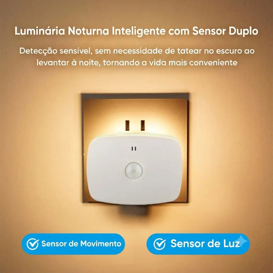 Luz Noturna Inteligente com Sensor (Chega de dedinho na quina 💡🌙)