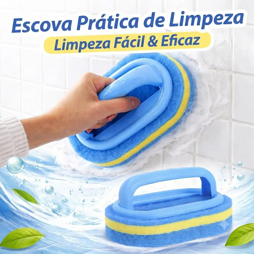 Escova Prática de Limpeza (Chega de esfregar até cansar! 🧽✨)