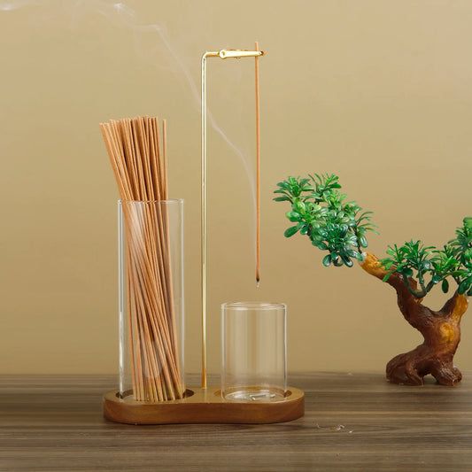 Porta-Incenso Anticinzas (Mais tranquilidade, menos bagunça! 🕯️✨)