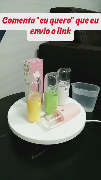 Nano Pulverizador de Névoa (Frescor para você. Conforto por onde passar. 💦🌸)